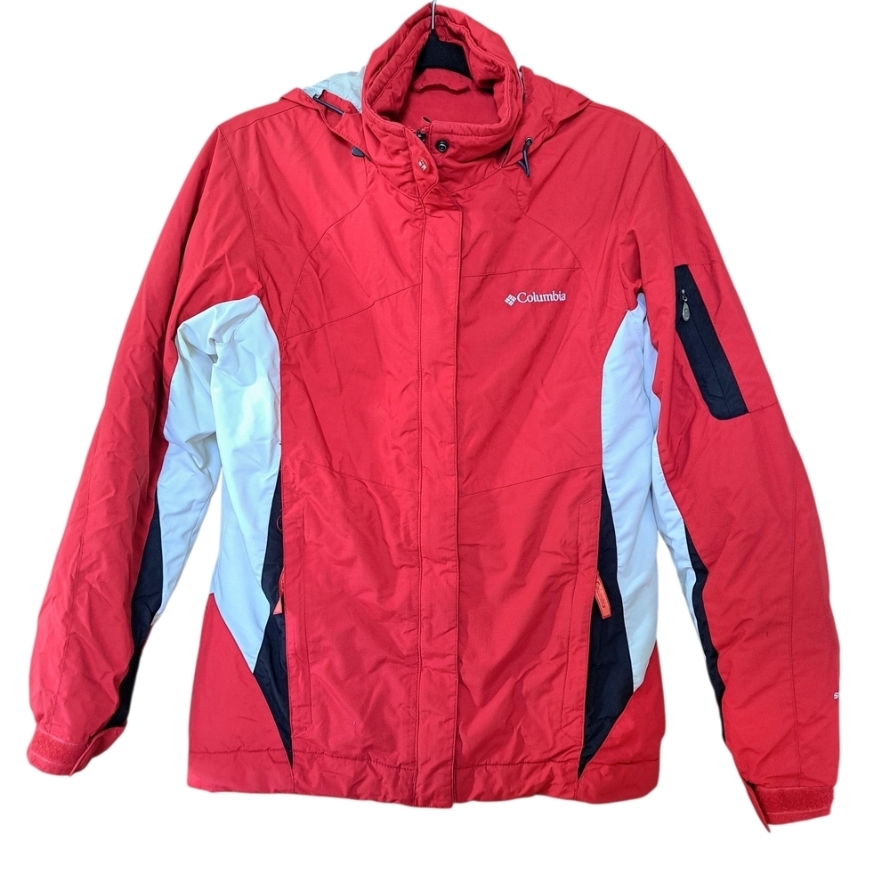 Columbia Women’s Storm Dry Ski Jacket Small – Red Waterproof Insulated Coat